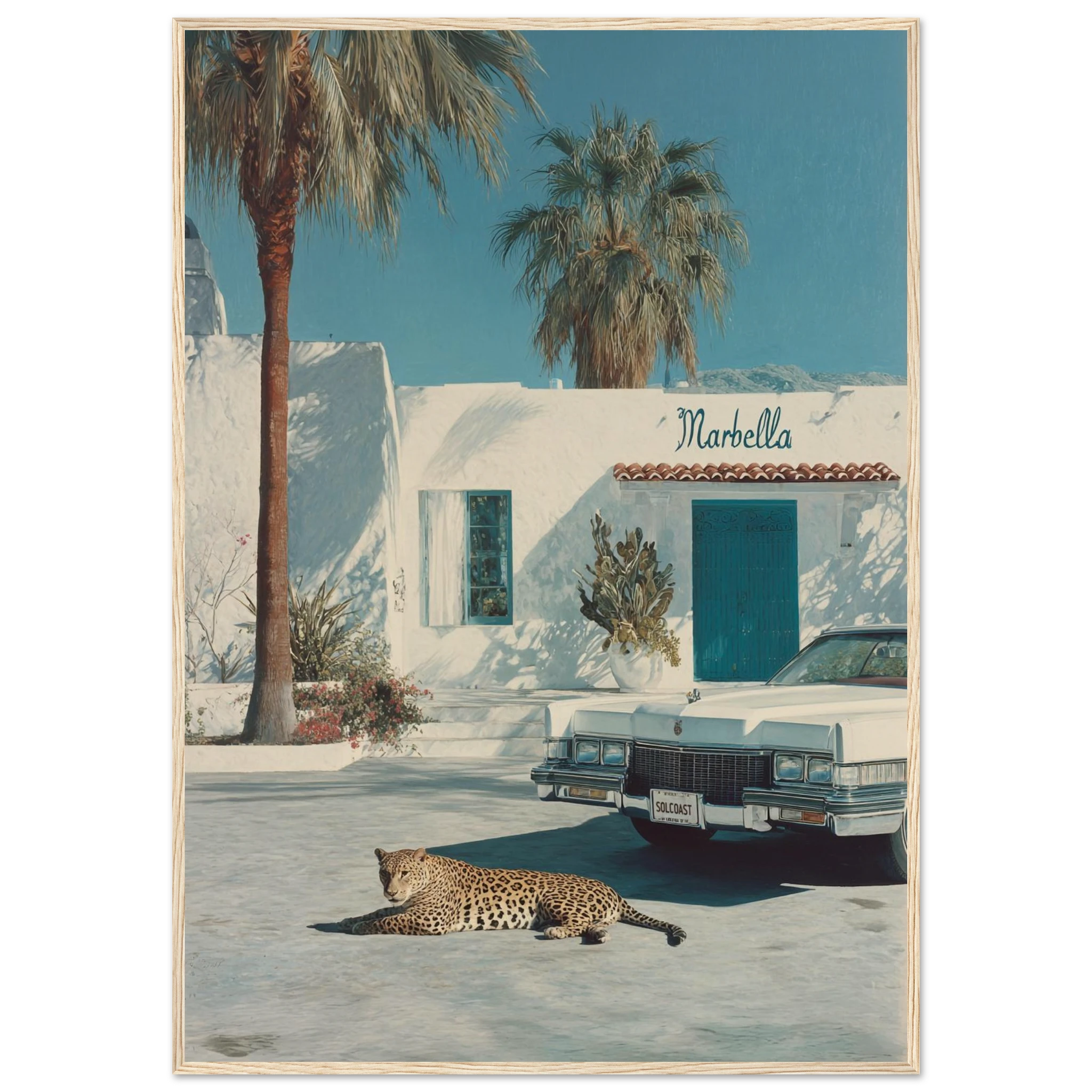 Cadillac Wall Art: American Chrome, Mediterranean Light