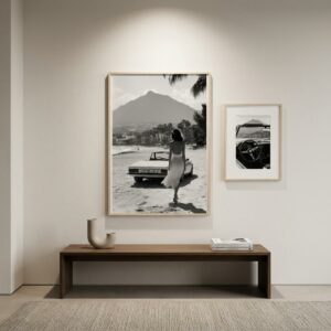 La Concha — Marbella 1970s — Framed Print
