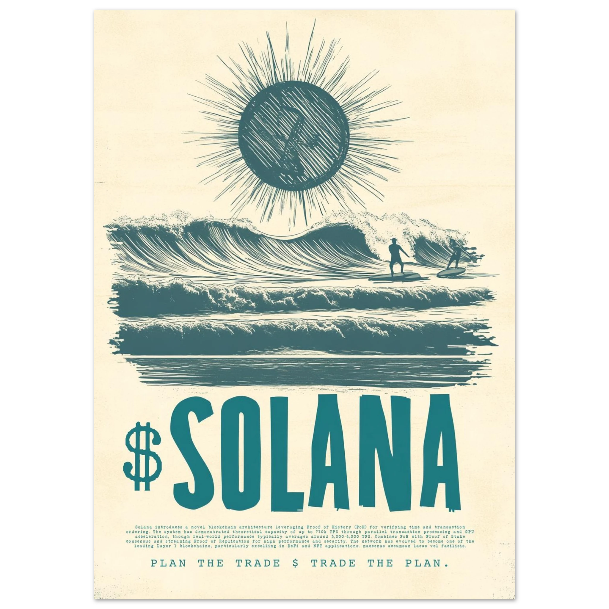 Solana art print lifestyle — Atelier Marbella