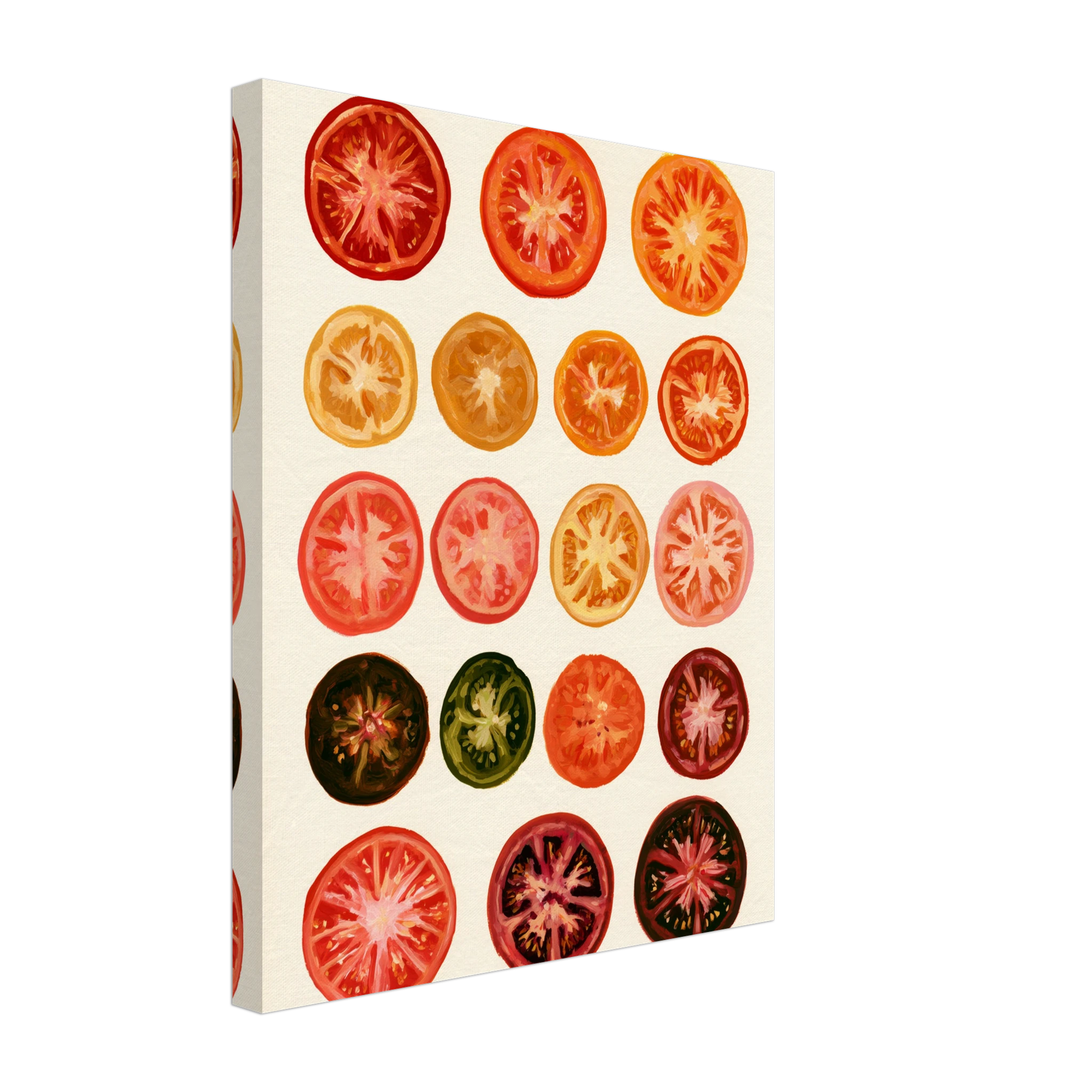 Botanical study canvas print — kitchen wall art Atelier Marbella