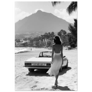 La Concha — Marbella Années 1970 — Impression d'Art Mat