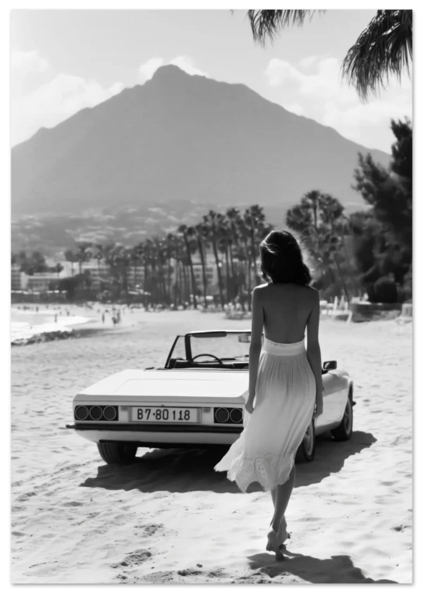 La Concha — Marbella 1970s — Matte Art Print