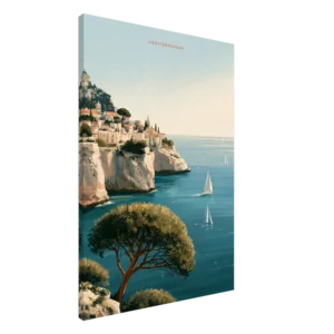The Mediterranean Coast — Canvas Print