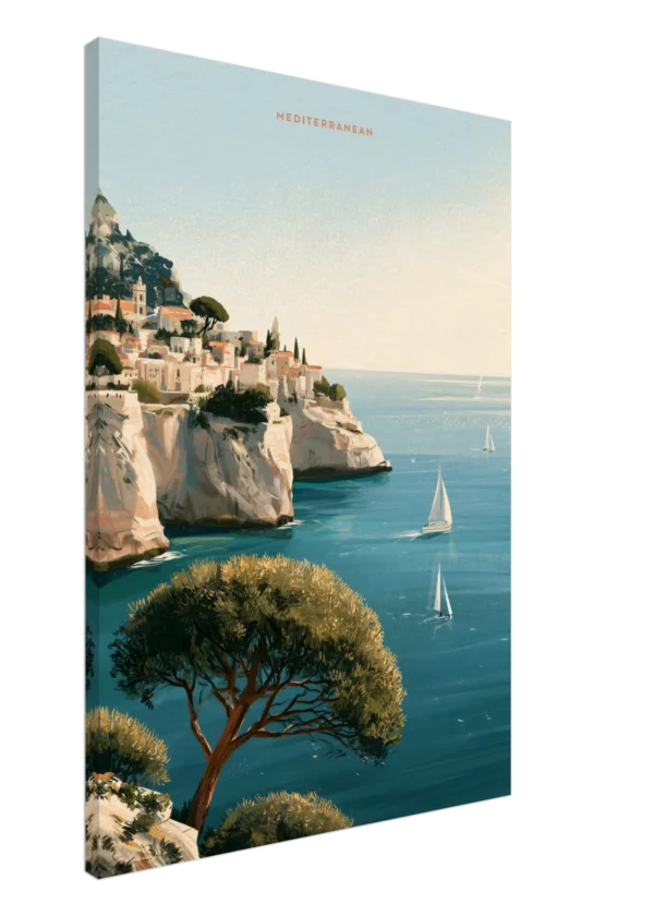 The Mediterranean Coast — Canvas Print