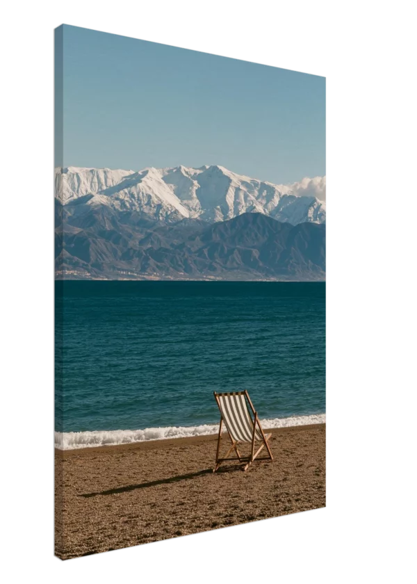 Sierra Nevada from the Shore — Canvas Print