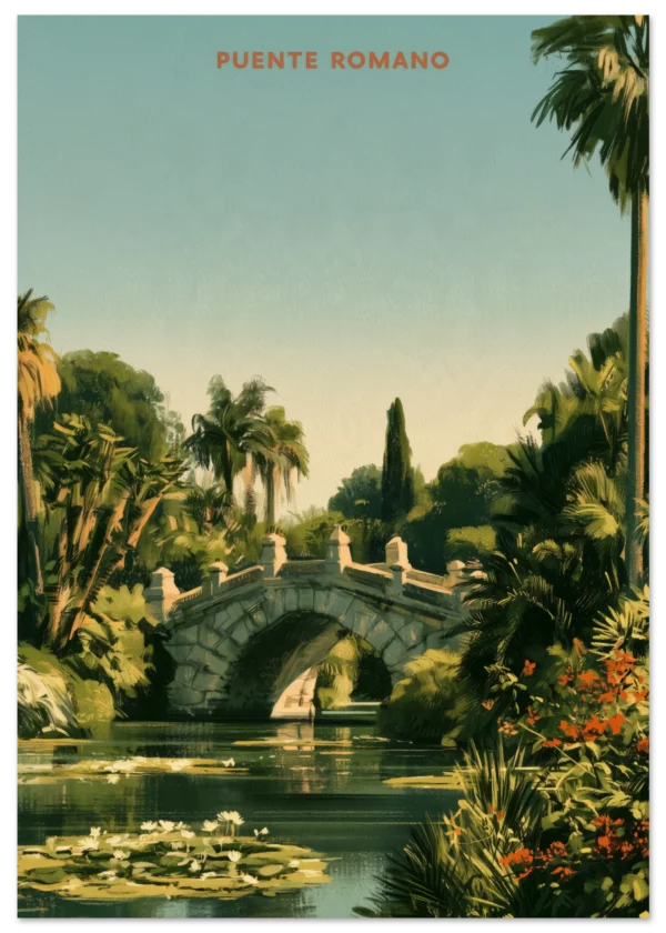 Puente Romano Gardens  — Matte Art Print