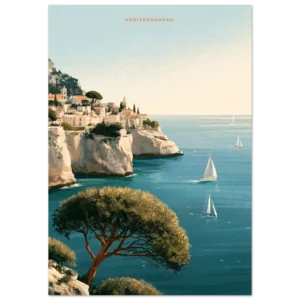 The Mediterranean Coast  — Matte Art Print