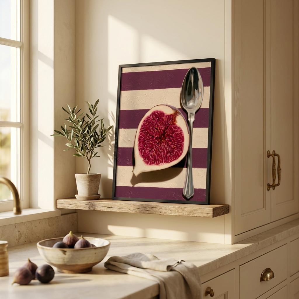 The Fig framed print | Atelier Marbella