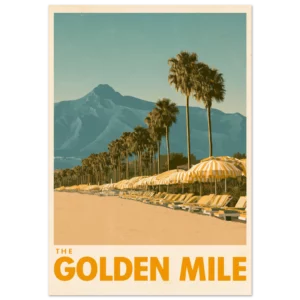 The Golden Mile — Matte Art Print
