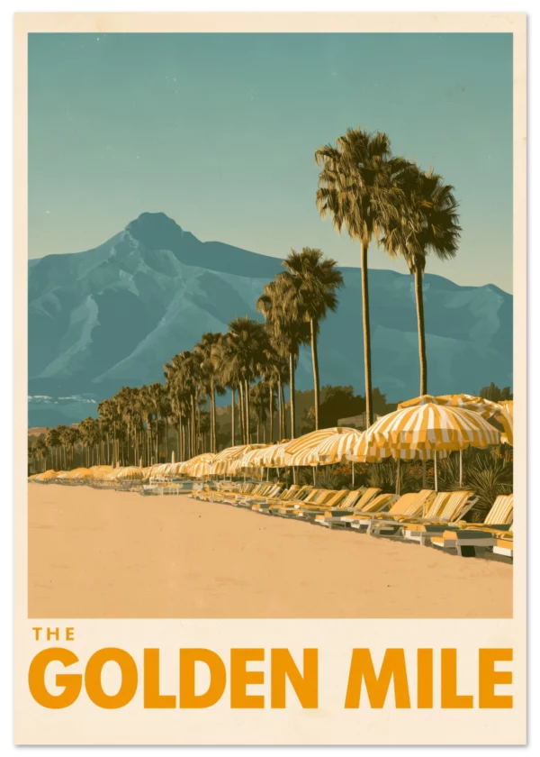 The Golden Mile — Matte Art Print