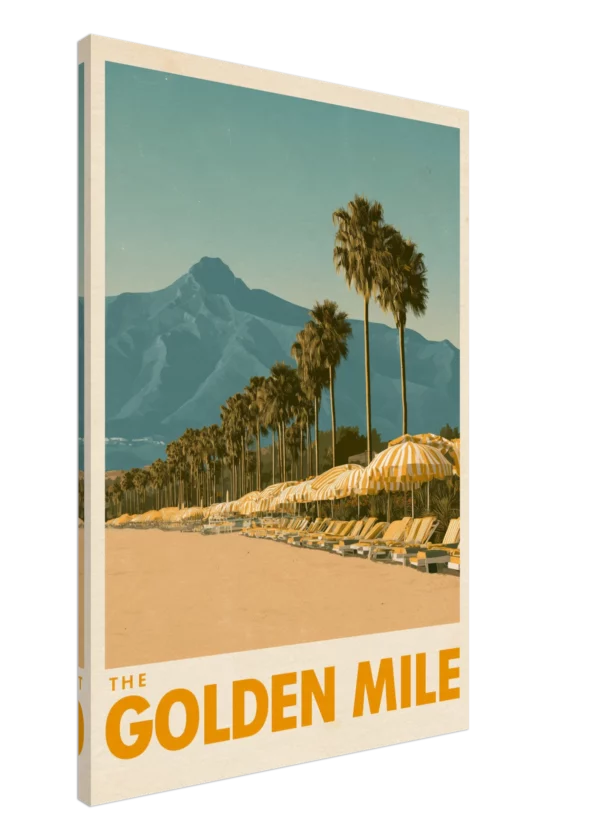The Golden Mile — Canvas Print