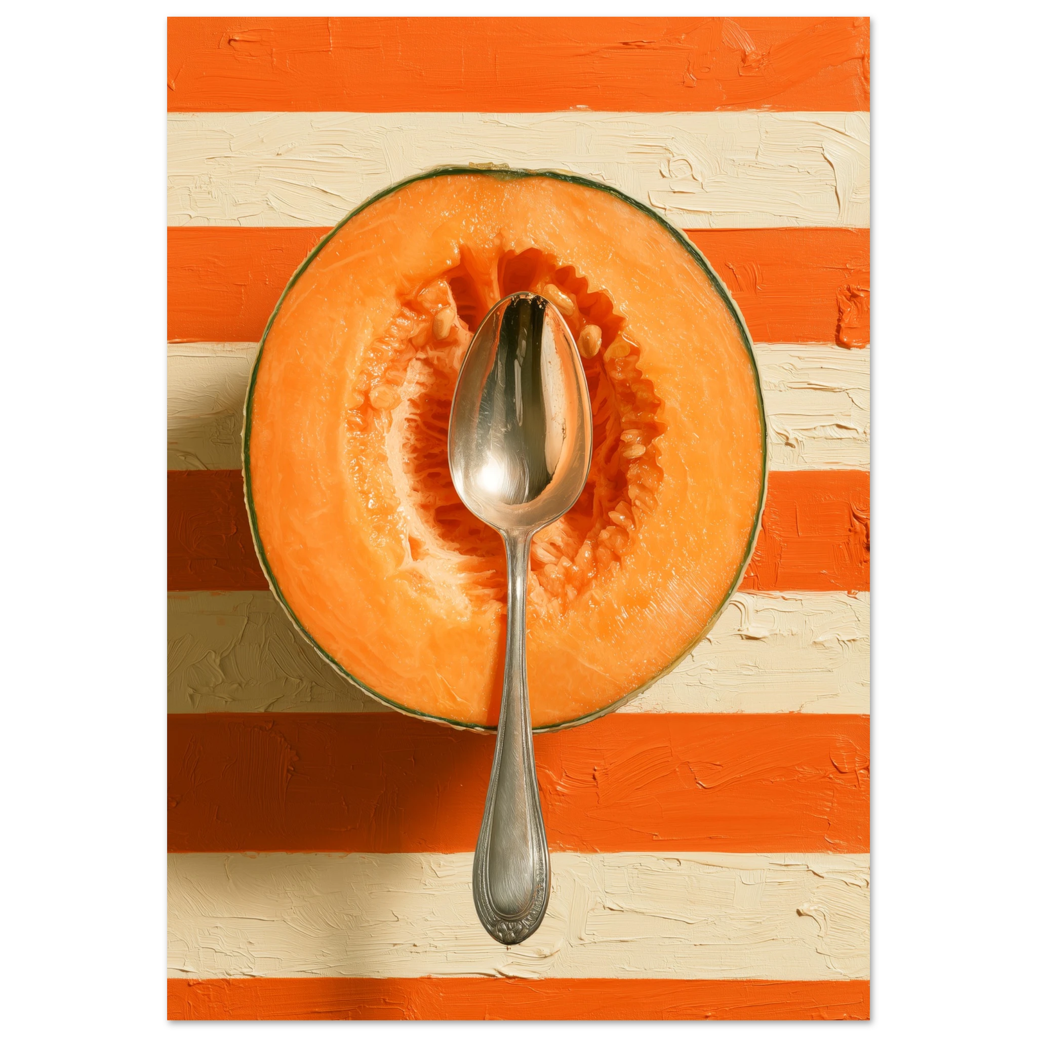The Cantaloupe matte art print | Atelier Marbella