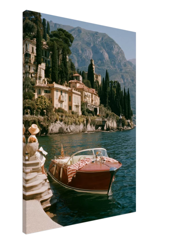 Riva Boat — Bellagio — Canvas Print