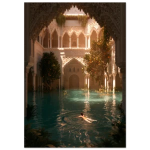 Sunken Courtyard — Andalusia — Matte Art Print