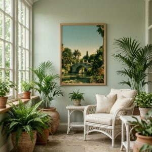 Puente Romano Gardens — Framed Print