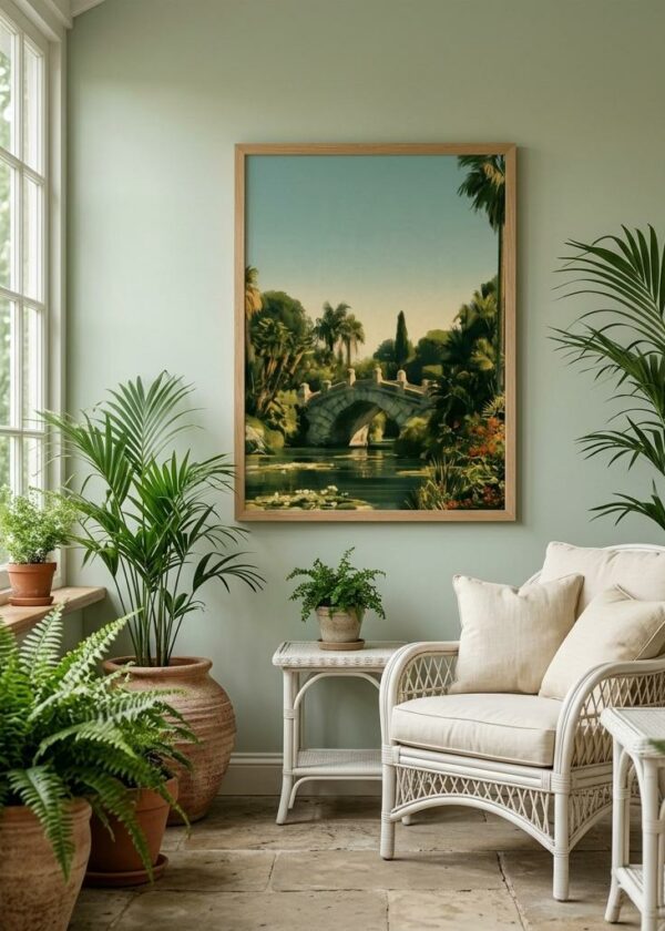 Puente Romano Gardens — Framed Print