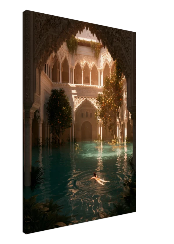 Sunken Courtyard — Andalusia — Canvas Print