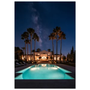 Marbella Nights  — Matte Art Print