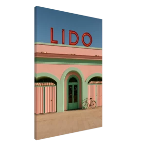 Lido — Italian Riviera 1950s — Canvas Print