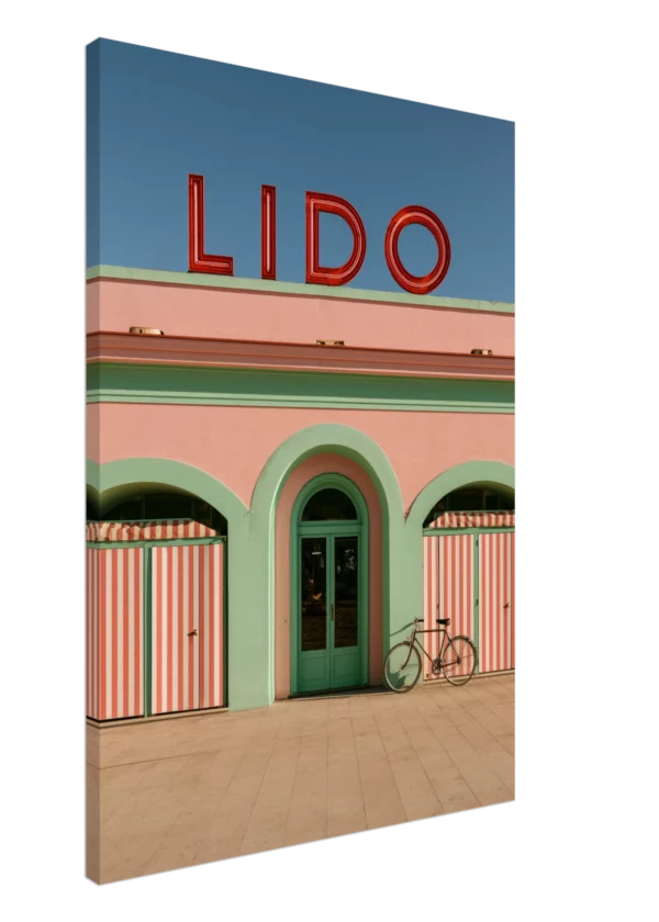 Lido — Italian Riviera 1950s — Canvas Print