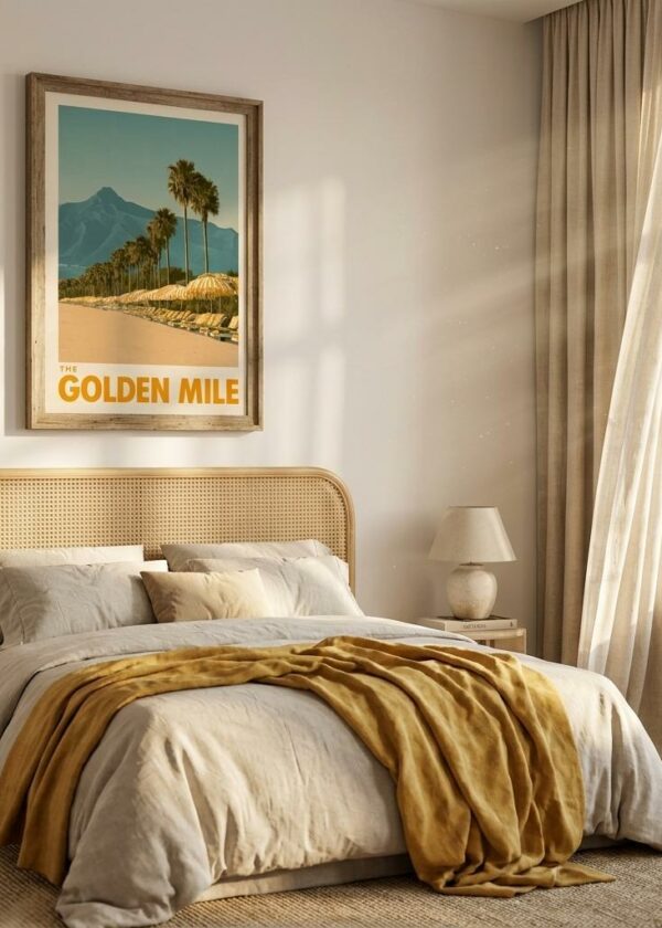 The Golden Mile — Framed Print