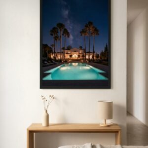 Marbella Nights — Framed Print