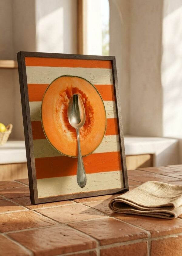 The Cantaloupe — Framed Print