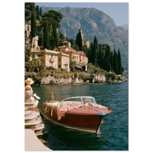 Riva Boat — Bellagio — Matte Art Print