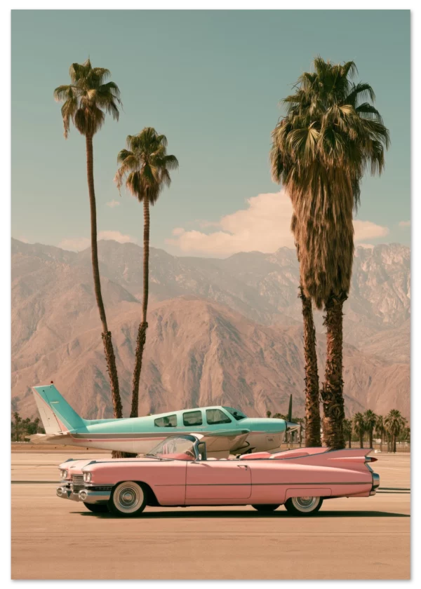 Palm Springs Runway — Matte Art Print