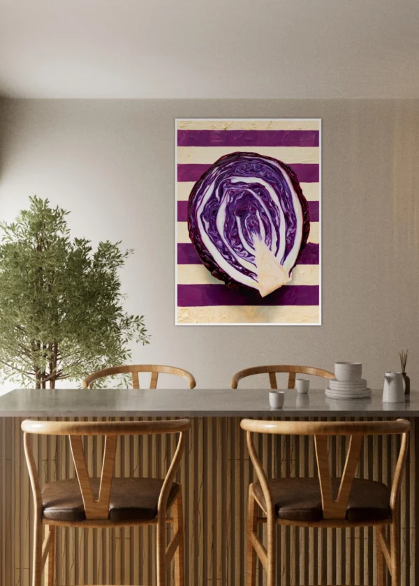 The Red Cabbage — Framed Print