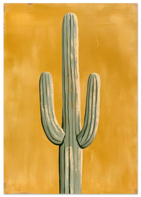 Saguaro Gold — Sonoran Sun — Matte Art Print