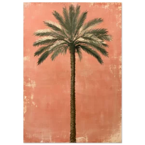 Terracotta Palm — Matte Art Print