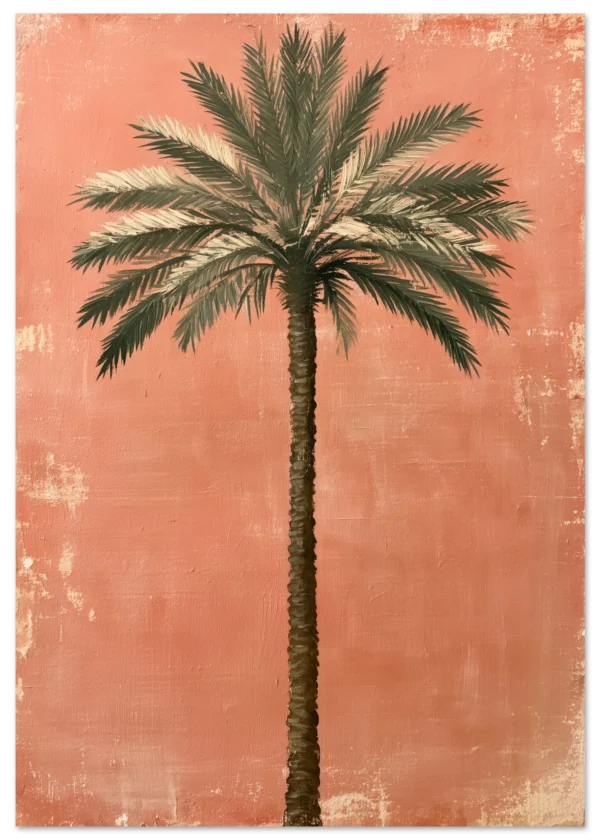 Terracotta Palm — Matte Art Print