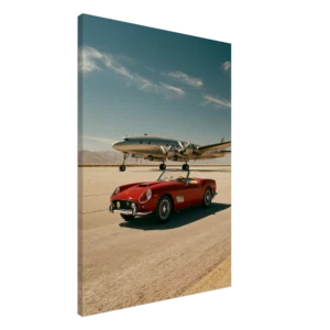 Rosso on the Tarmac — The Red Spyder — Impression sur toile