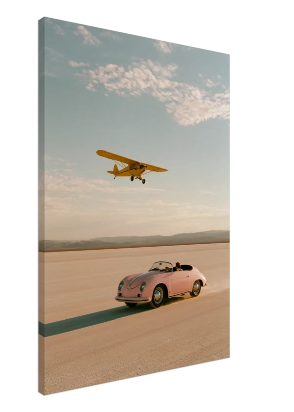Speedster Rosa — Sobrevuelo del Salar — Impresión en lienzo