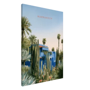 Majorelle Blue — Marrakech — Canvas Print