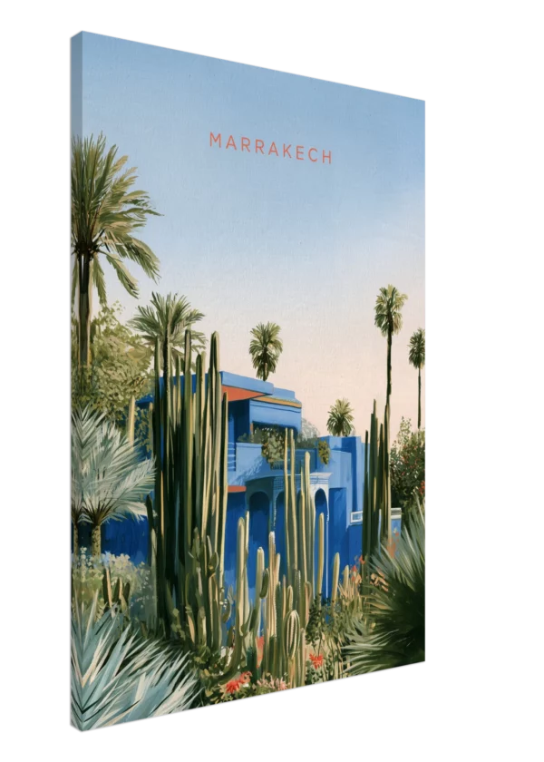 Majorelle Blue — Marrakech — Canvas Print