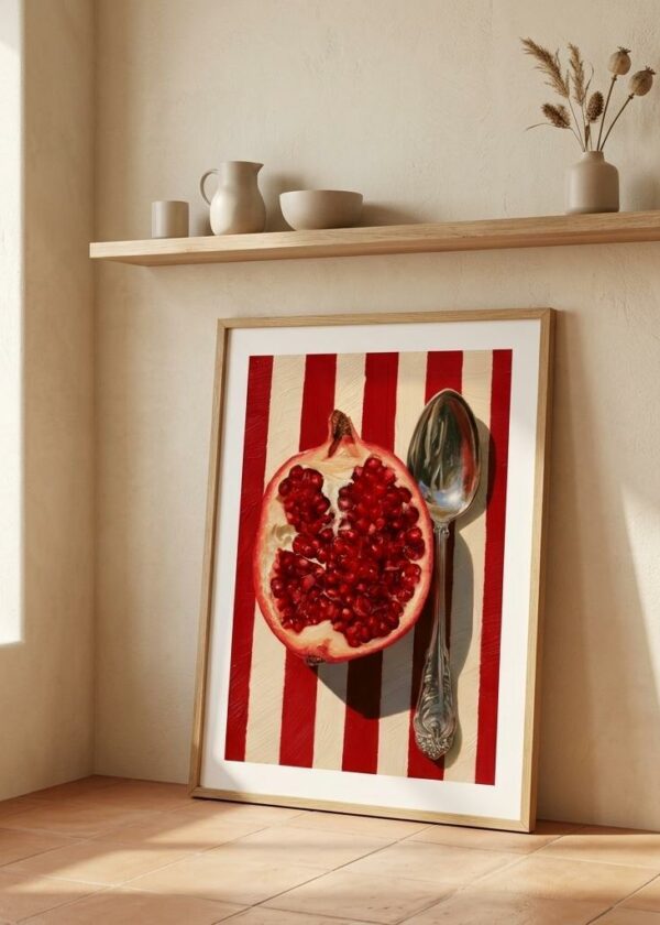 The Blood Pomegranate — Framed Print